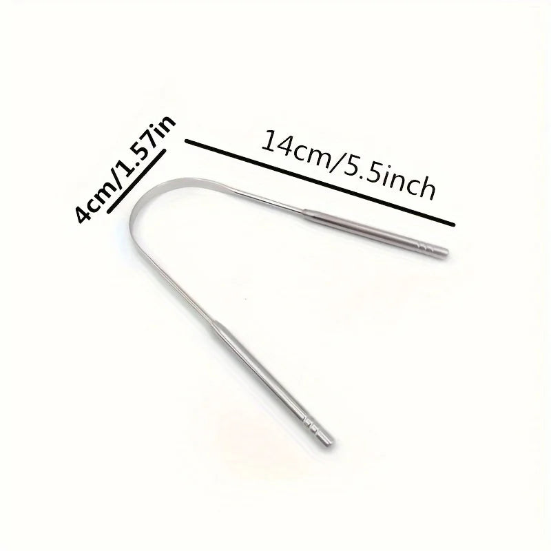 Fresh Breath For Oral Care, Stainless Steel Tongue Cleaners, Tongue Cleaning Tools For Adults, Tongue scraper gift box set